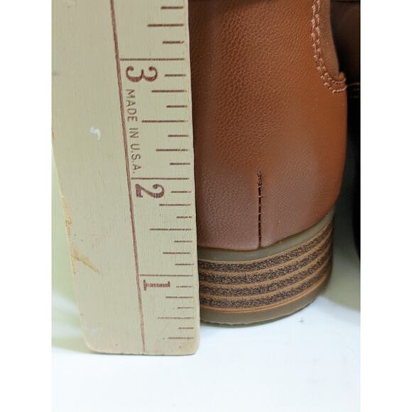Clarks Collection Leather Loafer Juliet Aster Brown Gold Size 6 New Shoes - Picture 5 of 8